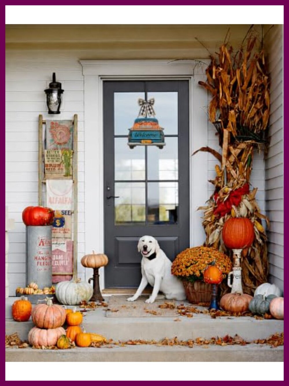 Interchangeable Welcome Sign Front Door Farmhouse Truck 11 Seasonal Holiday - Picture 3 of 6